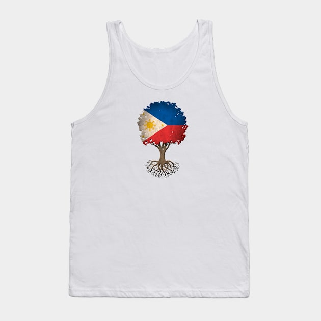 Tree of Life with Filipino Flag Tank Top by jeffbartels